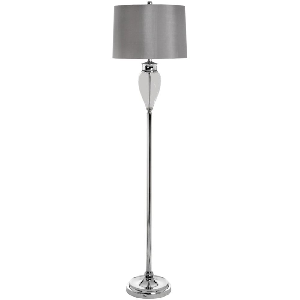 Lucca Smoked Glass Floor Lamp 160cm From Wj Sampson