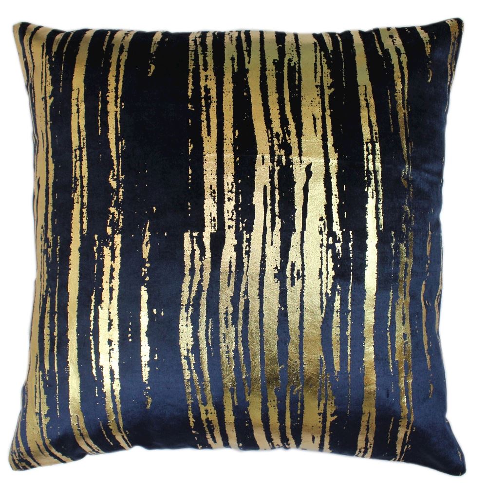 Gold foil outlet cushion