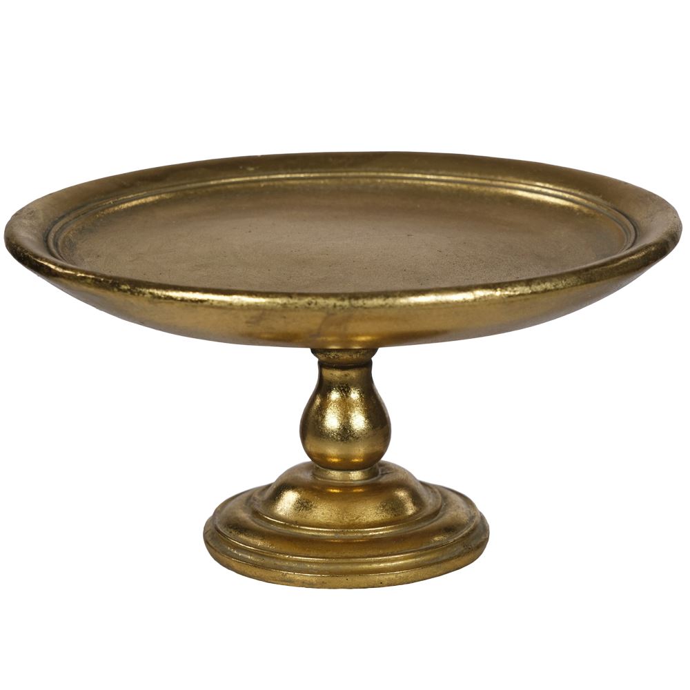 A/Q GOLD CAKE STAND 27x27x13cm | From WJ Sampson