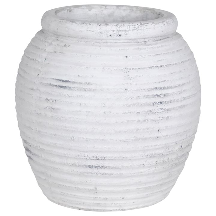 DARCY RIBBED VASE 25x25x27cm