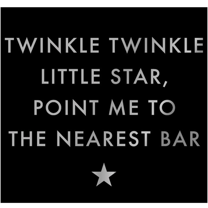 TWINKLE TWINKLE PLAQUE 30x25cm