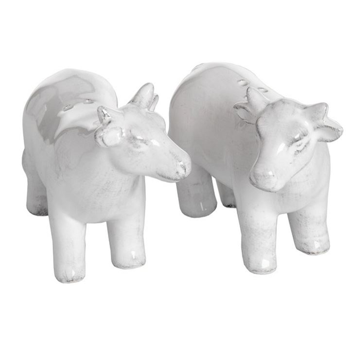 PAIR COW SALT & PEPPER