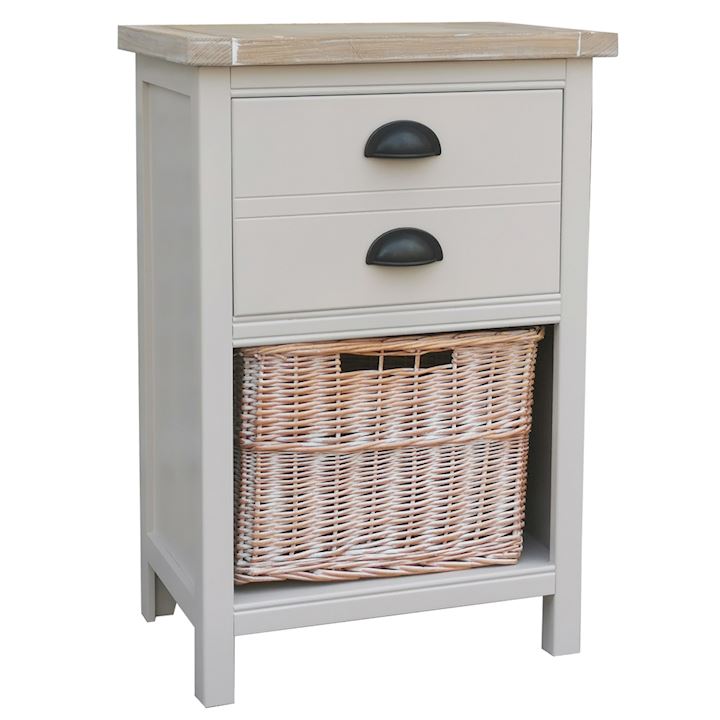 TWO DRAWER WITH BASKET 50x32x75cm