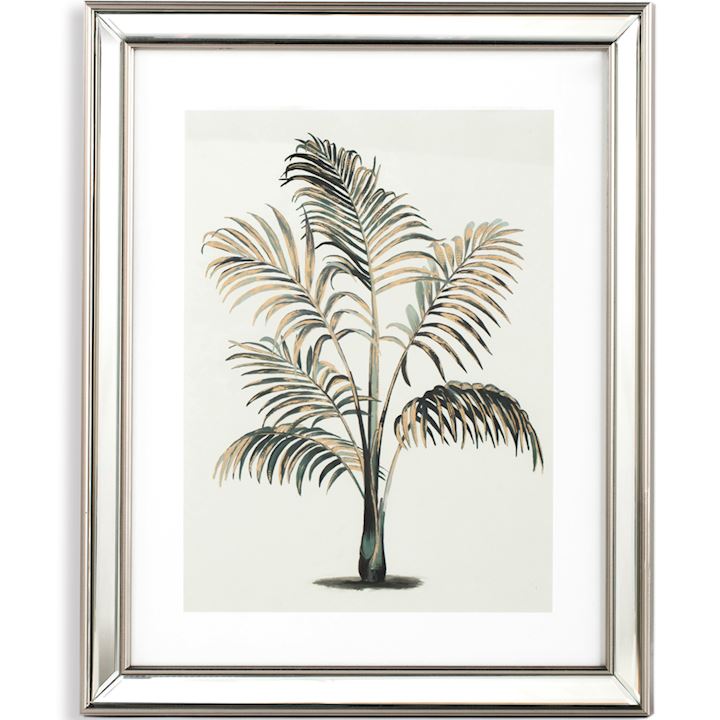 FRAMED PALM TREE 40x50cm