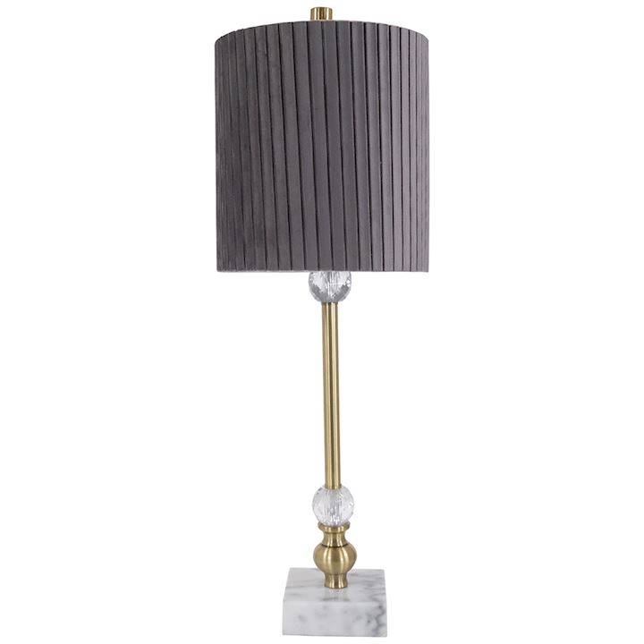 GOLD BUFFET LAMP 23x23x72cm