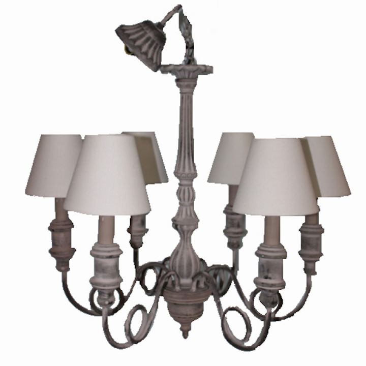 6 LIGHT TUSCANY CANDLEABRA