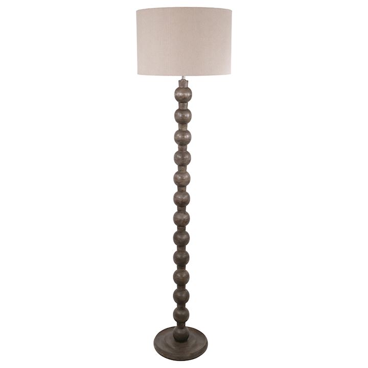 WOOD BUBBLE FLOOR LAMP 50x50x182cm