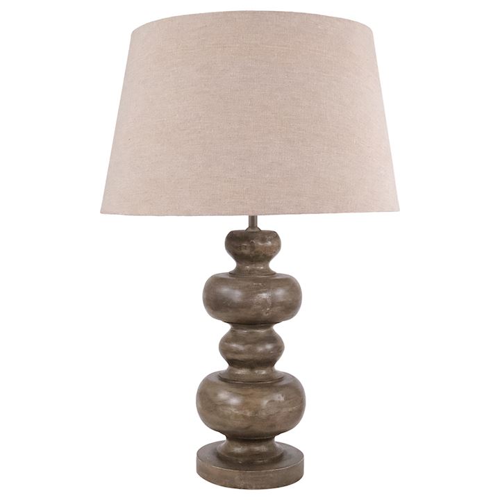 LARGE BUBBLE WOODEN TABLE LAMP 50x50x73cm