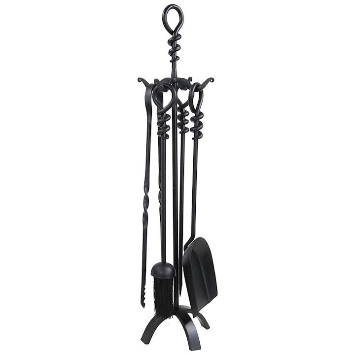 BLACK TWIST HANDLE COMPANION SET 18x18x75cm