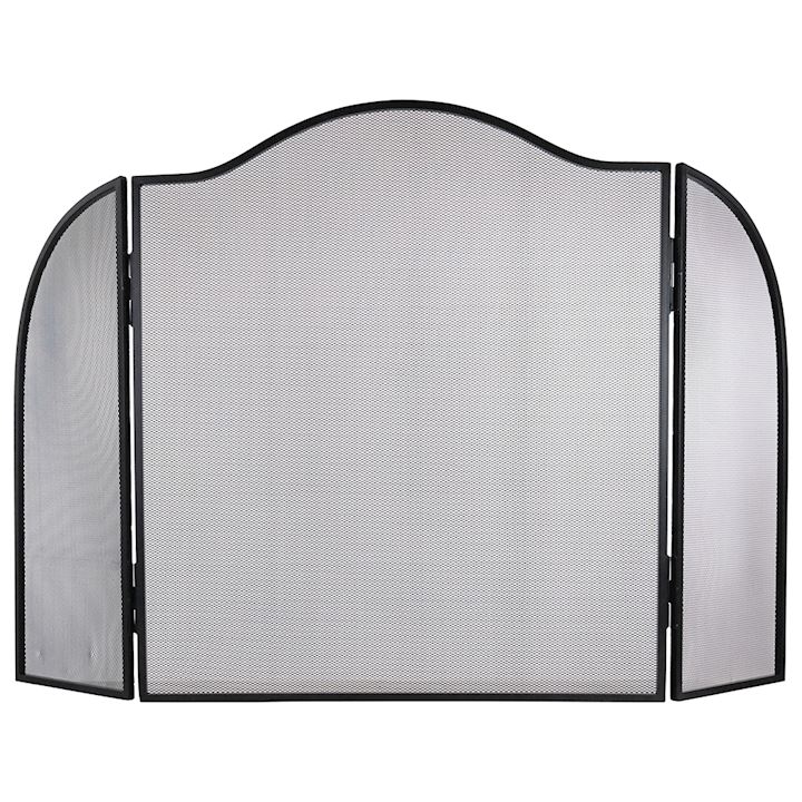 BLACK FIRE SCREEN 85cm